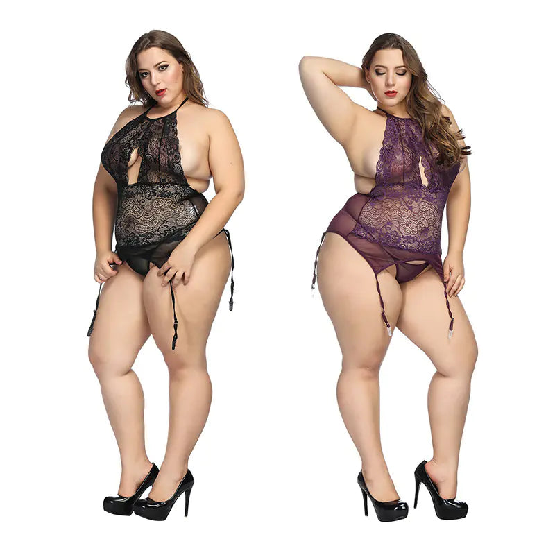 Lace Bodysuit for Plus Size Intimate Apparel