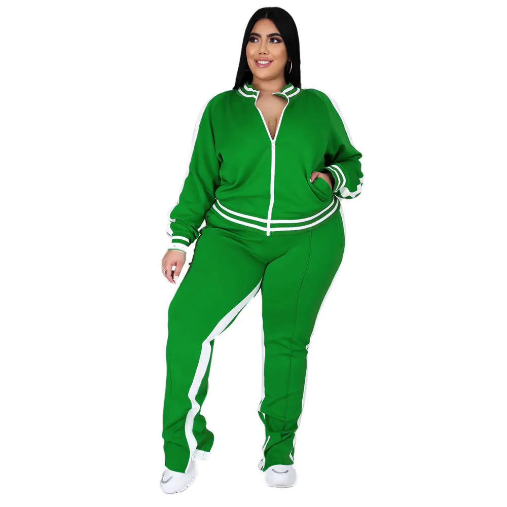 Women's Long Sleeve and Pants Leisure Sports Set