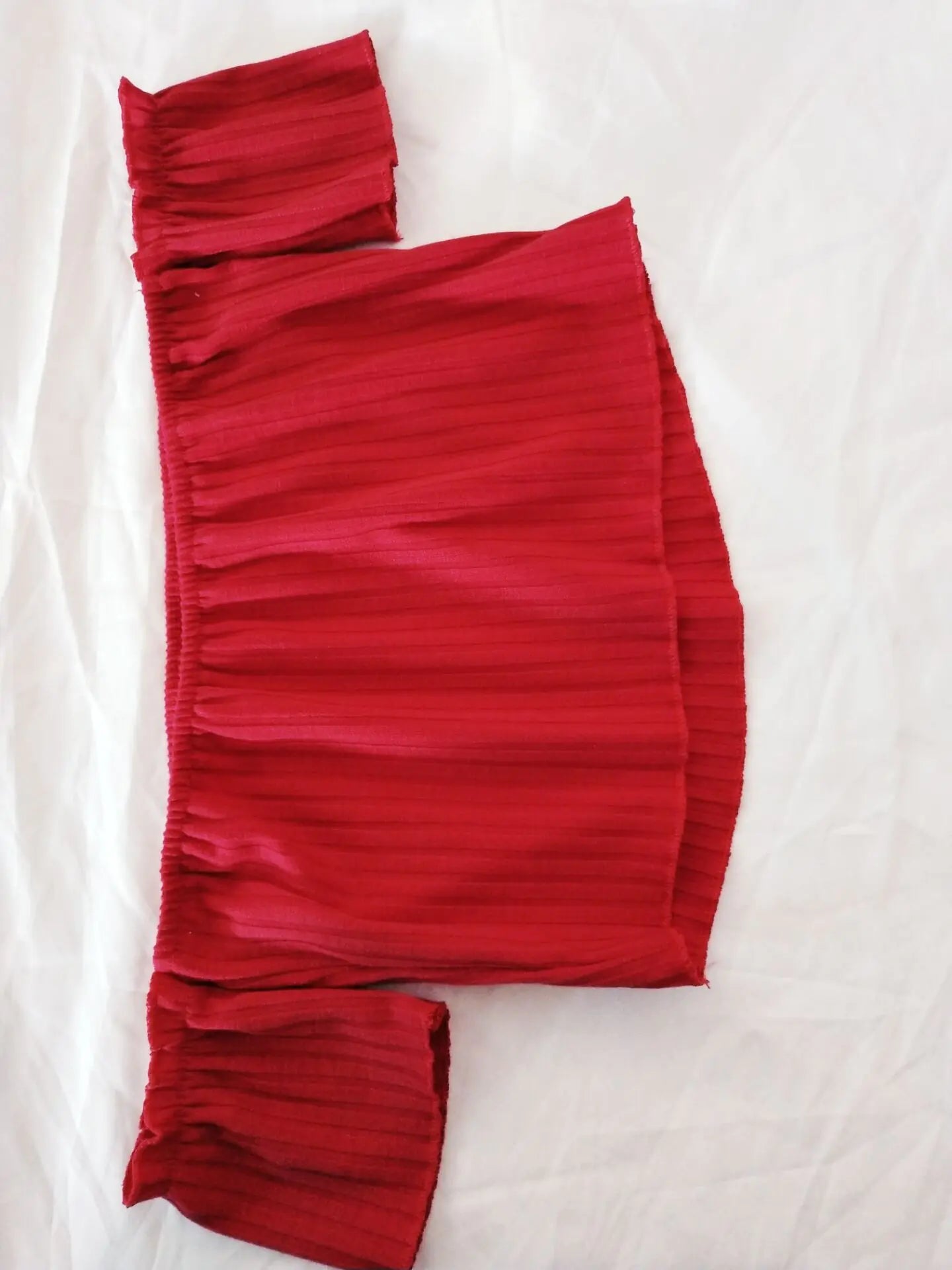 Sexy Solid Color Off-Shoulder Crop Top with Short Sleeves