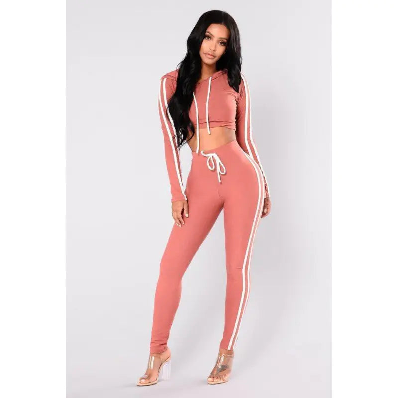 2020 Stylish Women's Sports Leisure Pants Set