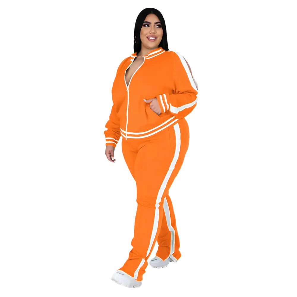 Women's Long Sleeve and Pants Leisure Sports Set