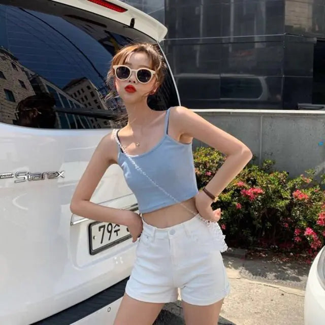 Casual Sleeveless Solid Color Women's Street Vest