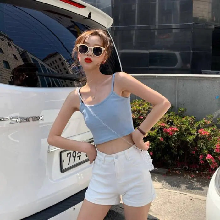Casual Sleeveless Solid Color Women's Street Vest