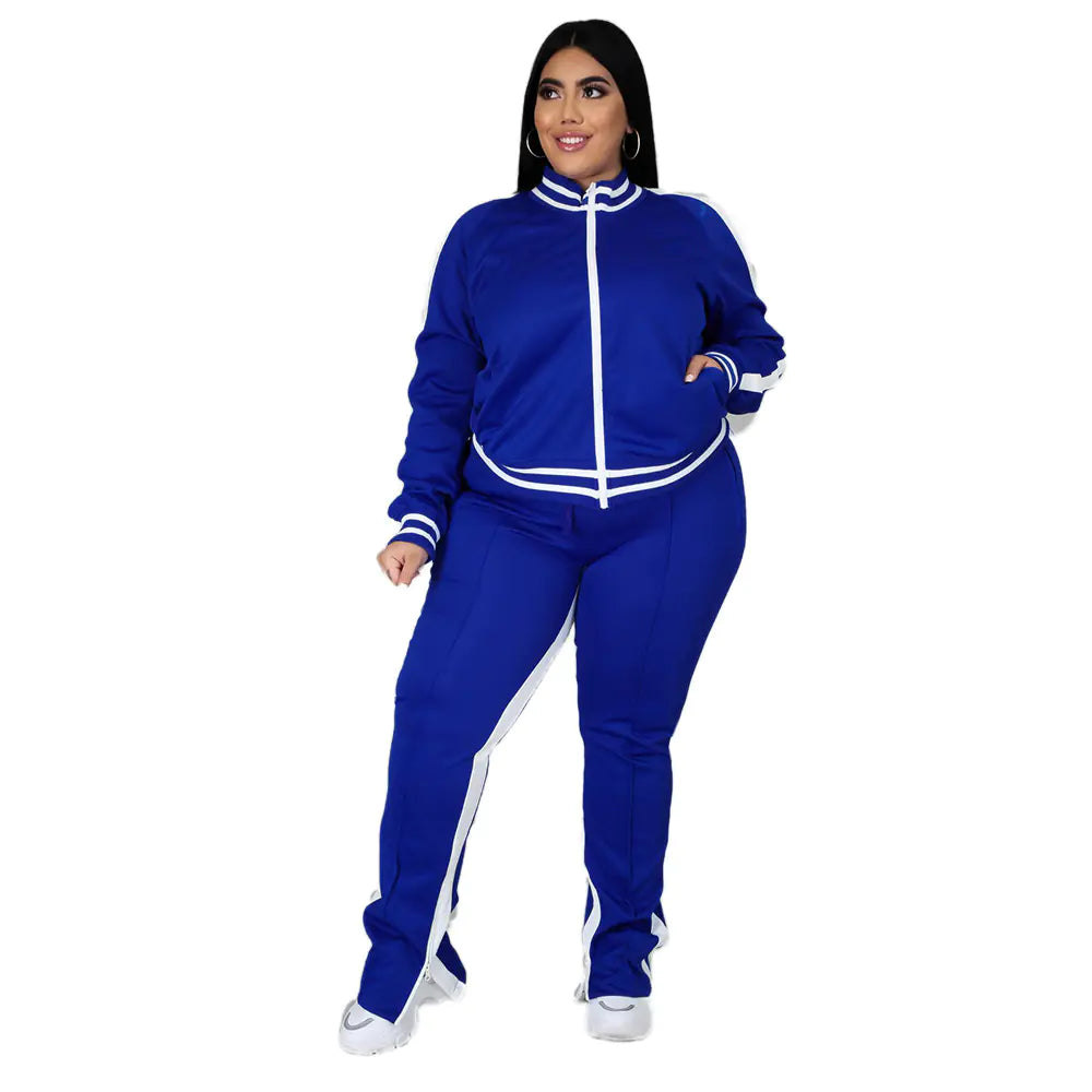 Women's Long Sleeve and Pants Leisure Sports Set