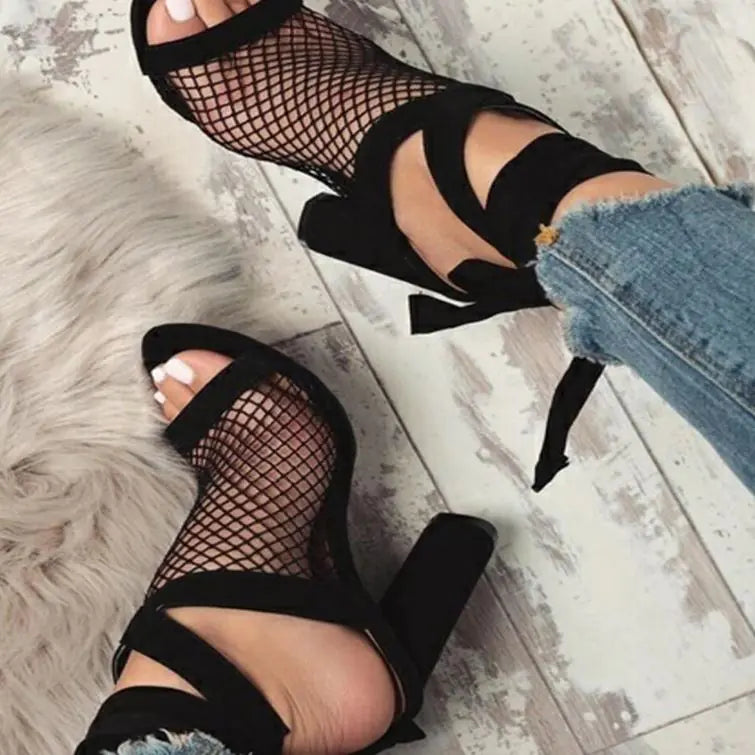 2020 Women’s High Heel Open Toe Ankle Strap Sandals