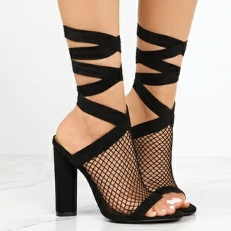 2020 Women’s High Heel Open Toe Ankle Strap Sandals