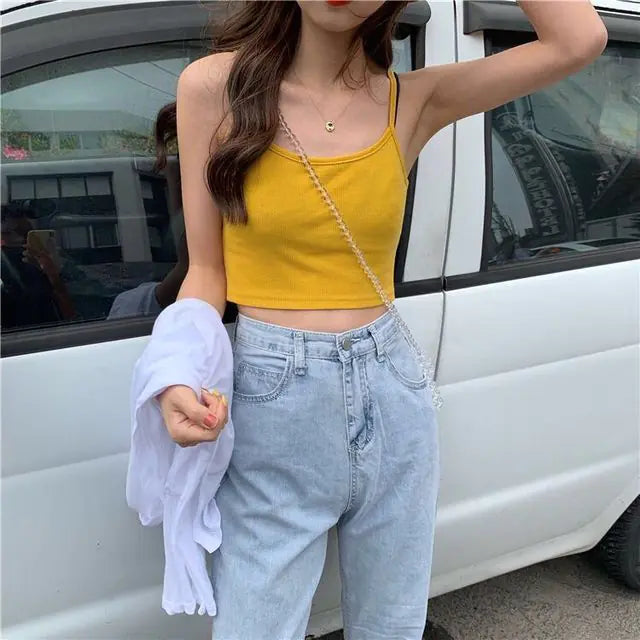 Casual Sleeveless Solid Color Women's Street Vest