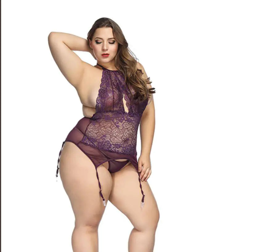 Lace Bodysuit for Plus Size Intimate Apparel