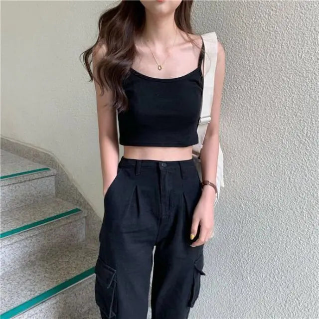 Casual Sleeveless Solid Color Women's Street Vest