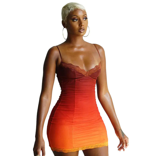 2020 Fall Winter Fashion Women's Lace Bodycon Dress
