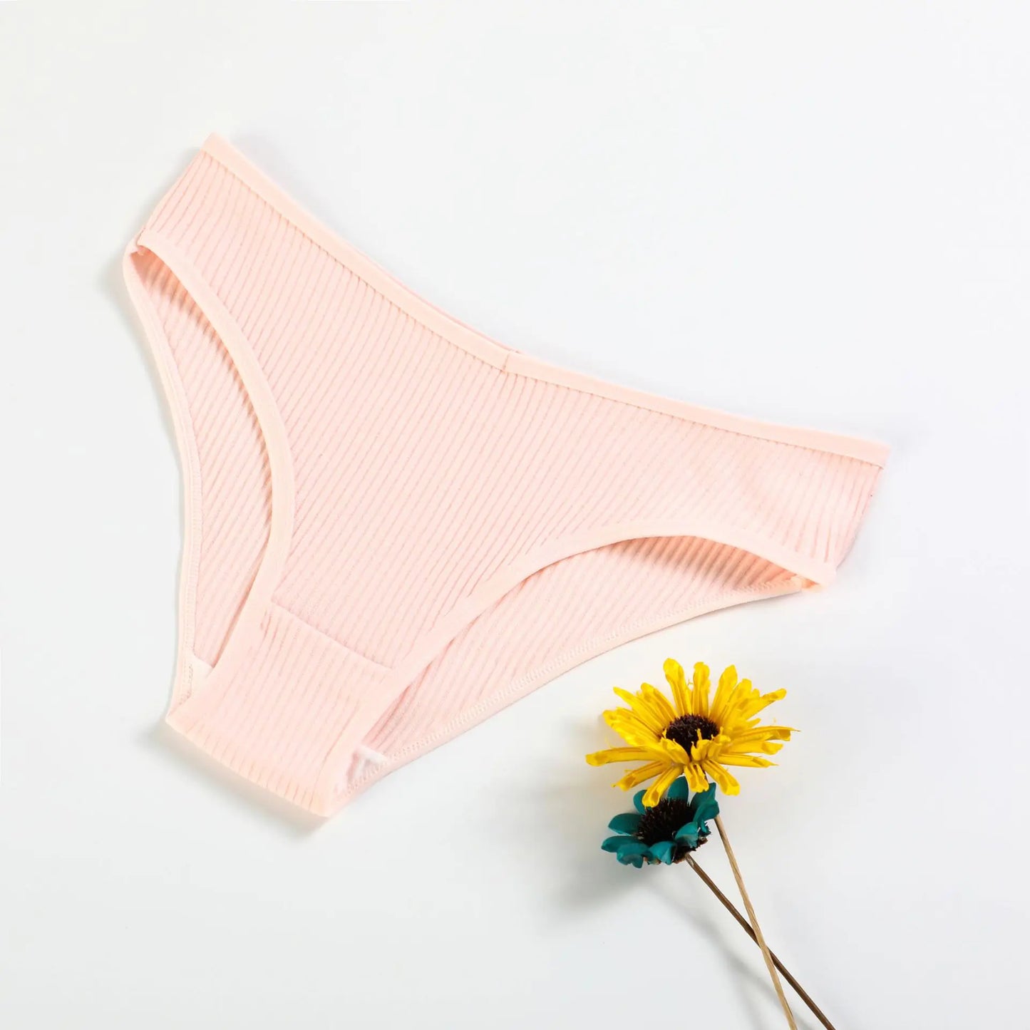 New V-Shaped Women's Cotton Low-Rise Breathable Briefs