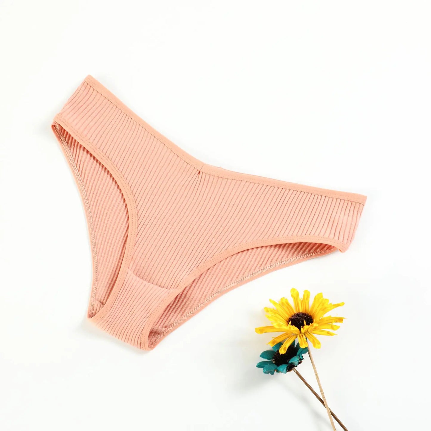 New V-Shaped Women's Cotton Low-Rise Breathable Briefs