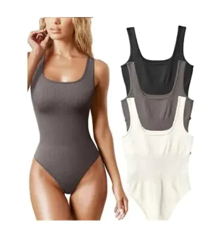 Ashlee Sleeveless Bodysuit (One Set)