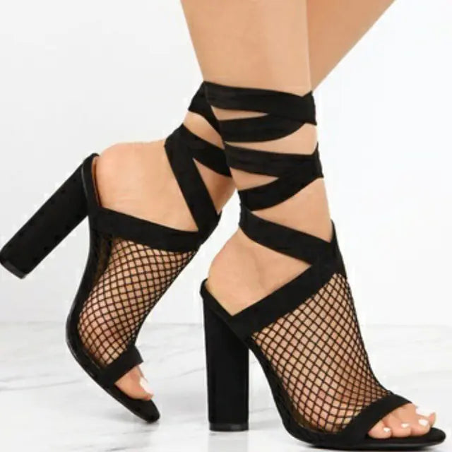 2020 Women’s High Heel Open Toe Ankle Strap Sandals