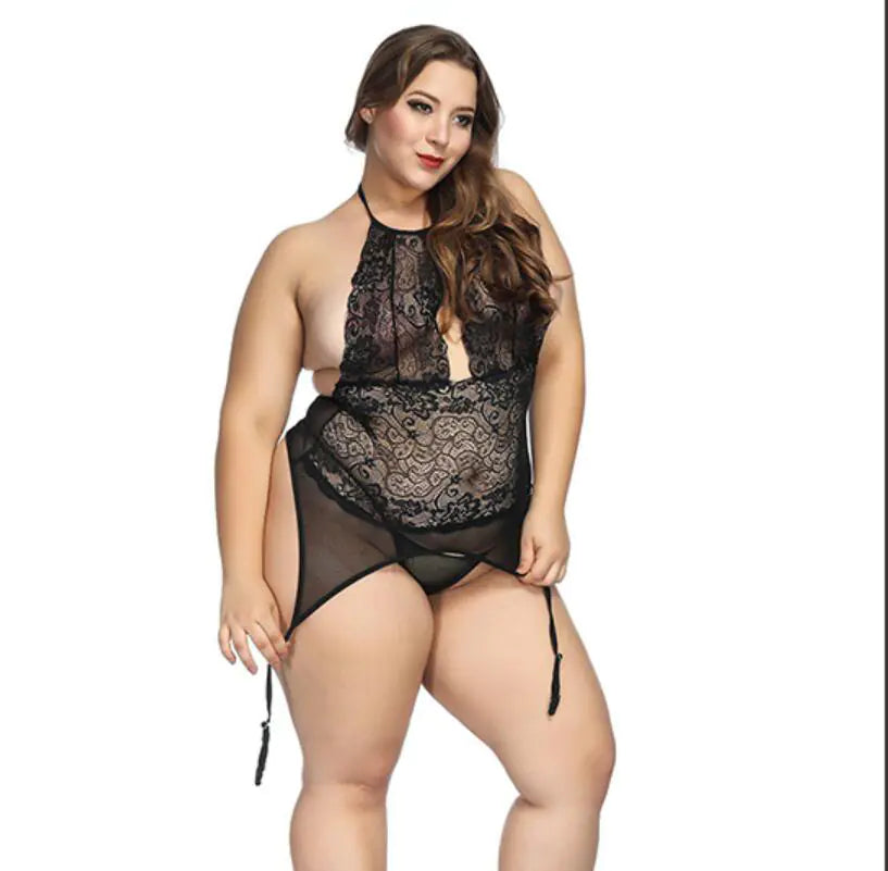 Lace Bodysuit for Plus Size Intimate Apparel