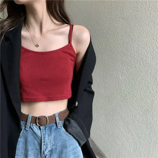 Casual Sleeveless Solid Color Women's Street Vest